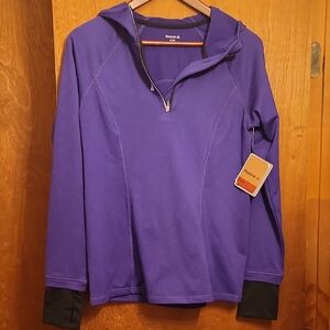 Reebok Purple Long Sleeve Hoodie